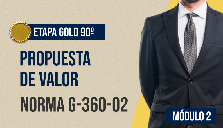 Norma Internacional G-360-02-ETAPA GOLD: Propuesta de Valor en Entidades Eclesiásticas.