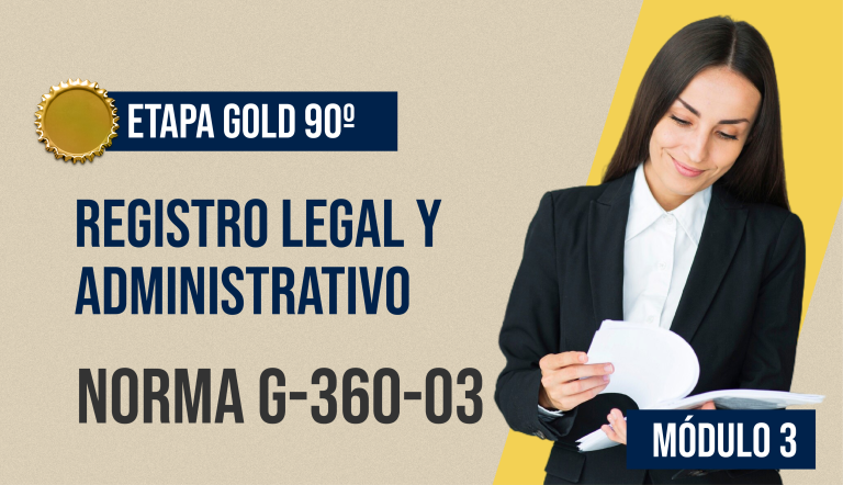 Norma Internacional G-360-03-ETAPA GOLD: Procedimientos Administrativos y Legales en Entidades Eclesiásticas.