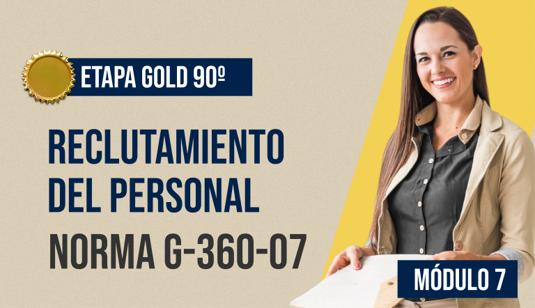 Norma Internacional G-360-07-ETAPA GOLD: Reclutamiento del Personal en Entidades Eclesiásticas.