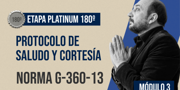 Norma Internacional G-360-13-ETAPA PLATINUM: Protocolo de Saludo y Cortesía en Entidades Eclesiásticas