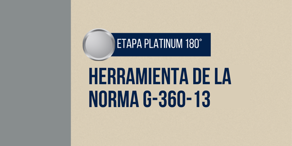 13.1 G360 CHECK para Optar por la Certificación de la Norma G-360-13