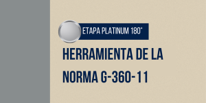 11.1 G360 CHECK para Optar por la Certificación de la Norma G-360-11