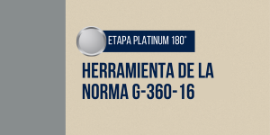 16.1 G360 CHECK para Optar por la Certificación de la Norma G-360-16