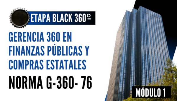 Norma Internacional G-360-81-ETAPA BLACK: Gerencia 360 en Finanzas Públicas y Compras Estatales