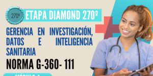 Norma Internacional G-360-111-ETAPA DIAMOND: Gerencia en Investigación, Datos e Inteligencia Sanitaria