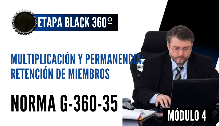 Norma Internacional G-360-35-ETAPA BLACK: Multiplicación y Permanencia Retención de Miembros