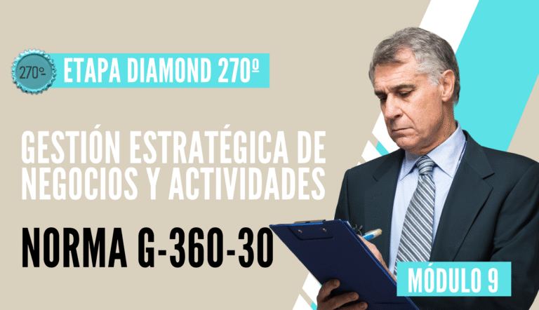 Norma Internacional G-360-30-ETAPA DIAMOND: Gestión Estratégica de Negocios y Actividades