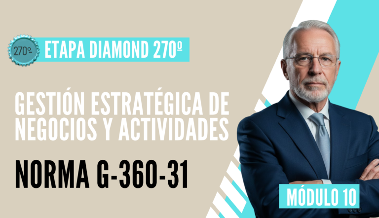 Norma Internacional G-360-31-ETAPA DIAMOND: Gestión Estratégica de Negocios y Actividades
