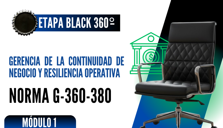 Norma Internacional G-360-380-ETAPA BLACK: Gerencia de la Continuidad de Negocio y Resiliencia Operativa