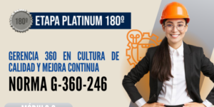 Norma Internacional G-360-246-ETAPA PLATINUM: Gerencia 360 en Cultura de Calidad y Mejora Continua