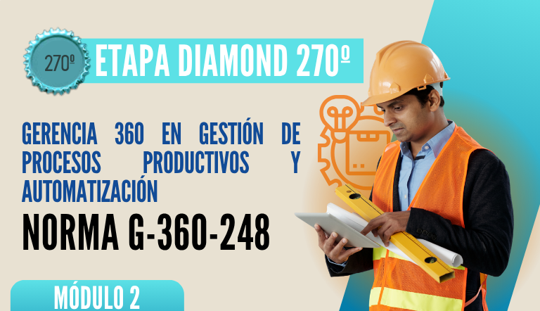 Norma Internacional G-360-248-ETAPA DIAMOND: Gerencia 360 en Gestión de Procesos Productivos y Automatización