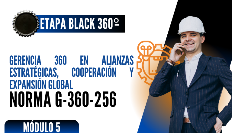 Norma Internacional G-360-256-ETAPA BLACK: Gerencia 360 en Alianzas Estratégicas, Cooperación y Expansión Global