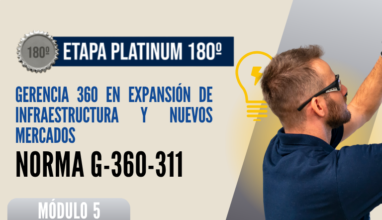 Norma Internacional G-360-311-ETAPA PLATINUM: Gerencia 360 en Expansión de Infraestructura y Nuevos Mercados