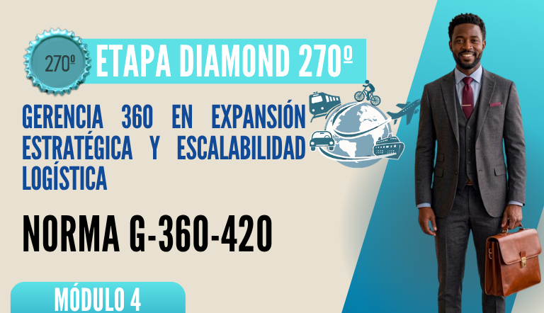 Norma Internacional G-360-420-ETAPA DIAMOND: Gerencia 360 en Expansión Estratégica y Escalabilidad Logística
