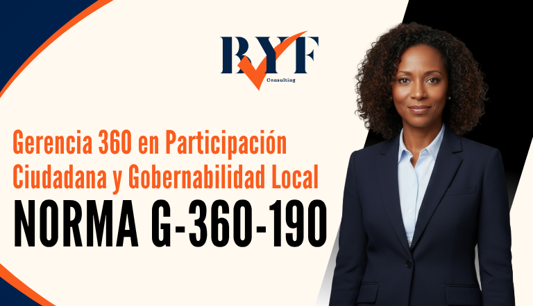 Gerencia 360 en Participación Ciudadana y Gobernabilidad Local (Norma G360-190)