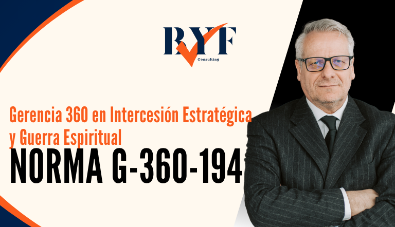 Gerencia 360 en Intercesión Estratégica y Guerra Espiritual (Norma G360-194)