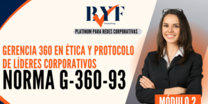 Gerencia 360 en Ética y Protocolo de Líderes Corporativos (Norma G-360-93)