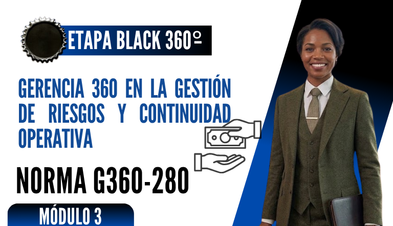 Norma Internacional G-360-280-ETAPA BLACK: Gerencia 360 en la Gestión de Riesgos y Continuidad Operativa