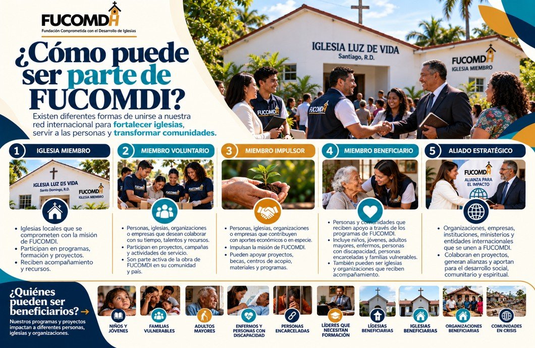FUCOMDI – ¿Cómo puede ser parte de FUCOMDI?